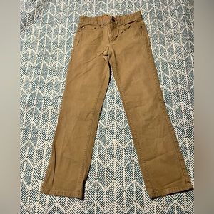 Urban Pipeline twill pants. Jeans style. Tan/khaki. Boys size 12